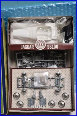 Tomy SS Cars LTD Jaguar SS100 Old Box With New Parts 1/32 Model Kit -199