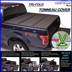 Tri-Fold Solid Hard Tonneau Cover Fits 1988-2000 GMC Sierra C/K 6.5ft (78in) Bed