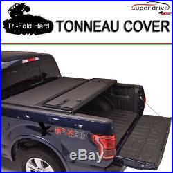 Tri-Fold Solid Hard Tonneau Cover Fits 1988-2000 GMC Sierra C/K 6.5ft (78in) Bed