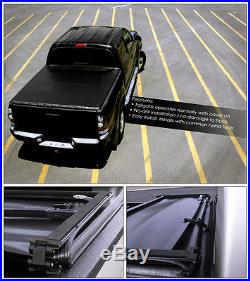 Tri-fold Soft Tonneau Cover 2007-2014 Chevy Silverado/gmc Sierra 6.5 Ft 78 Bed