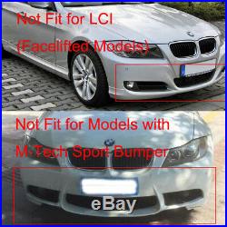 US Carbon Fiber Front Splitter Lip Spoiler For 06-08 BMW E90 E91 325i 325xi FM
