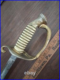 U. S. Model 1852 U. S. N. SWORD PARTS