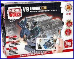 V8 Engine Replica Model Educational DIY Kit with Sounds and Illumination