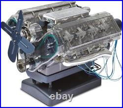 V8 Engine Replica Model Educational DIY Kit with Sounds and Illumination