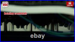 V8 Engine Replica Model Educational DIY Kit with Sounds and Illumination