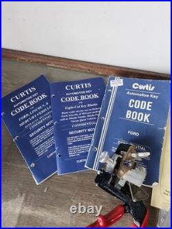 VINTAGE Curtis Code Books Model 15 Manual Key Cutter Xtra Parts