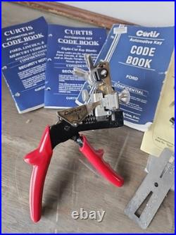VINTAGE Curtis Code Books Model 15 Manual Key Cutter Xtra Parts