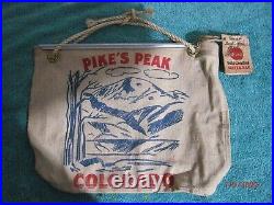 VTG Original Pikes Peak Colorado Radiator Water Bag Souvenir Hot Rat Rod 60s NOS