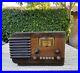 Vintage 1939 Sears Silvertone Model 6120 Tube Radio Wood Case Art Deco for Parts