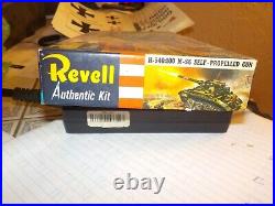 Vintage 1958 Revell M-56 Self Propelled Gun 1/40 SEALED PARTS + BONUS