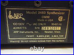 Vintage 1970s ARP Omni Model 2483 Synthesizer Parts/Repair, LOCAL PICKUP ONLY