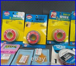 Vintage 1980s HO Model Train Parts Lot Illuminated Bumper Switches Wire Joiners