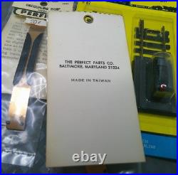 Vintage 1980s HO Model Train Parts Lot Illuminated Bumper Switches Wire Joiners