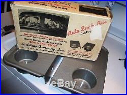 Vintage 50s Window Drive in car hop auto trays gm pontiac ford chevy nos hot rod