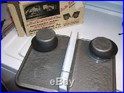 Vintage 50s Window Drive in car hop auto trays gm pontiac ford chevy nos hot rod
