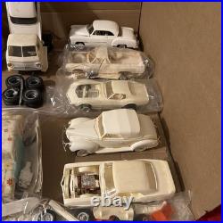 Vintage AMT Revell MPC Lot Of 12 Junkyard White Party All Unpainted Cars & Parts