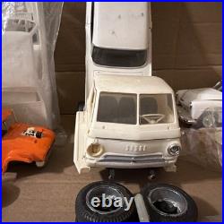 Vintage AMT Revell MPC Lot Of 12 Junkyard White Party All Unpainted Cars & Parts