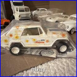 Vintage AMT Revell MPC Lot Of 12 Junkyard White Party All Unpainted Cars & Parts