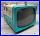 Vintage Admiral Model TS103 N Turquoise & White 10 Television For Parts Repair