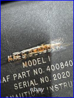 Vintage Aeronautical Instruments Labs Model I NAF 400840-2 Box Parts Only