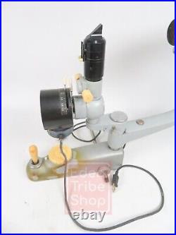 Vintage CARL ZEISS OPHTHALMIC Slit Lamp Powered f=100 Unknown Model FOR PARTS