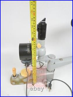 Vintage CARL ZEISS OPHTHALMIC Slit Lamp Powered f=100 Unknown Model FOR PARTS
