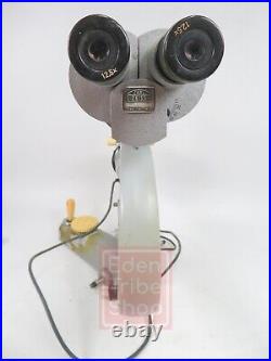 Vintage CARL ZEISS OPHTHALMIC Slit Lamp Powered f=100 Unknown Model FOR PARTS