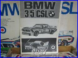 Vintage Entex BMW 3.5 CSL, 1/16 Scale Model Car Kit, Sealed Parts Bags