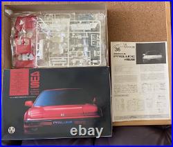 Vintage Fujimi 1/24 Honda Prelude 4ws Sedan Boxed Plastic Model Kit Sealed Parts