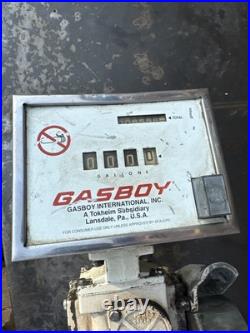Vintage GASBOY Gas Fuel Transfer Pump Model 60 61 Parts or Repair