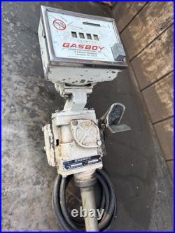 Vintage GASBOY Gas Fuel Transfer Pump Model 60 61 Parts or Repair