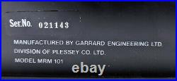 Vintage Garrard Engineering Music Recovery Module Model MRM 101 For Parts/Repair