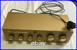 Vintage Heathkit Model Wa-p2 Preamplifier Untested For Parts Tube Amp