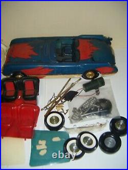 Vintage IDEAL TOY CO. Chevy Corvette 15 Model Kit Parts LOT (AS-IS)