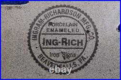 Vintage Ingram Richardson Keep em Flying License Plate Topper Badge Accessory