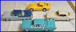 Vintage Lot of 4 Promo 1/25 As Is All Parts 1958,62,66 & 1980 As Is Cool Lot