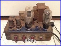 Vintage MASCO Model MA-8N TUBE AMPLIFIER AS-IS FOR PARTS OR RESTORATION