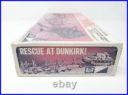 Vintage MPC RESCUE AT DUNKIRK! Model Kit Diorama 1/72 Scale Sealed Parts Unbuilt