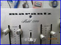 Vintage Marantz Model 1200 Amplifier For Parts or Repair