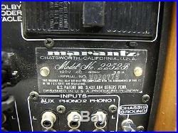 Vintage Marantz Model 2252B AM/FM Stereophonic Receiver Parts/Repair