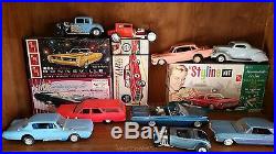 Vintage Model Kits and Junkyard Parts Lot Decals Instructions Boxes Chrome