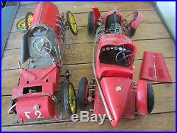Vintage POCHER Lot of 2 Car Models Repair Spare Parts ALFA ROMEO F-2 FIAT 130 HP