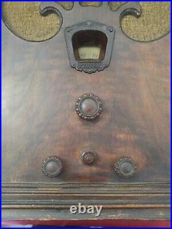 Vintage Philco 1931 Cathedral Tube Radio Model 90, For Parts or Repair