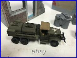 Vintage Pro Painted Resin WW2 1/72 Scale Diorama Building Tank Parts Lot Model