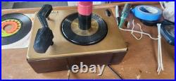 Vintage RCA Victor 45 RPM Record Player Model 45-J-2 for Repair / Parts/Restor