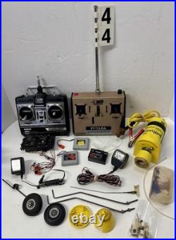 Vintage RC Model Airplane Parts/Repair Lot Futaba Transmitters Controllers