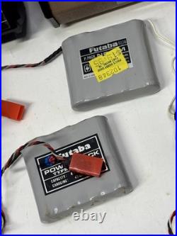 Vintage RC Model Airplane Parts/Repair Lot Futaba Transmitters Controllers