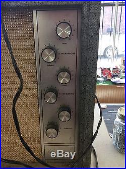Vintage Sears Silvertone Model 1482 Tube Amplifier For Parts