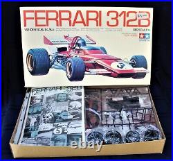 Vintage Tamiya 1/12 Ferrari 312B F1 Formula 1 Kit w Photo Etched Up-Grade Parts