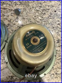 Vintage University Model 312 12 3 Way Diffaxial Speaker For Parts